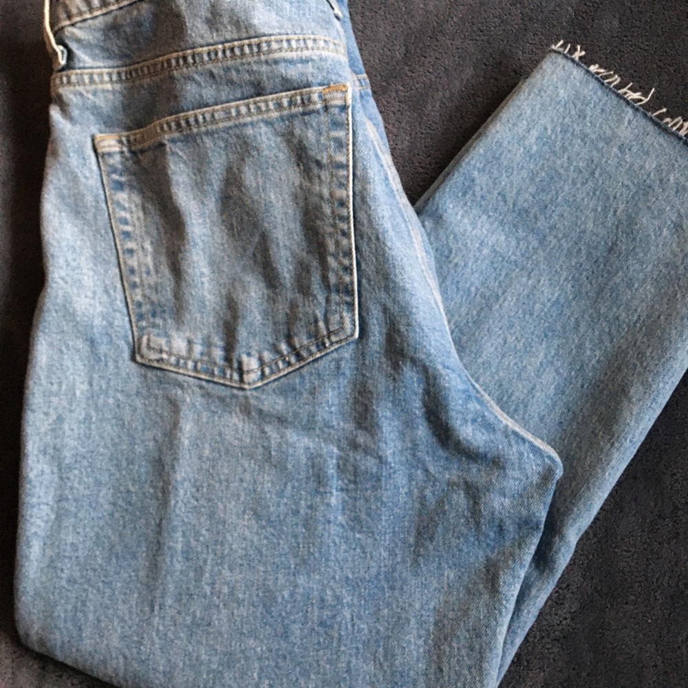 Topshop straight high rise Jean